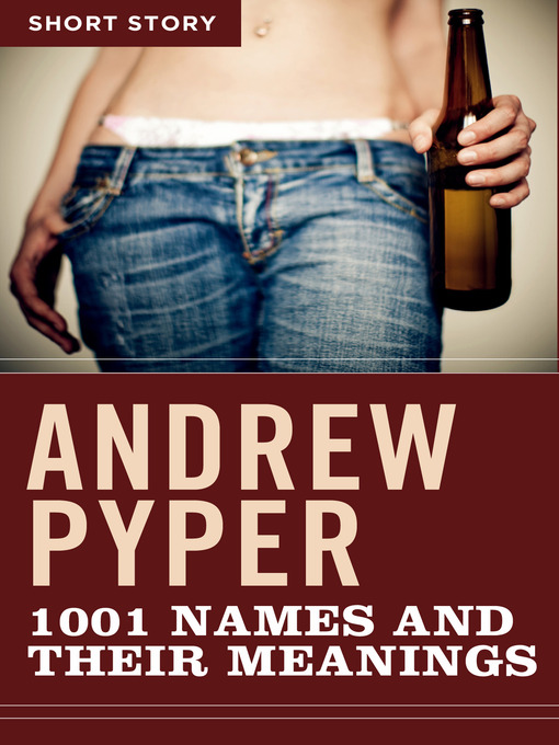 Cover image for 1001 Names and Their Meanings